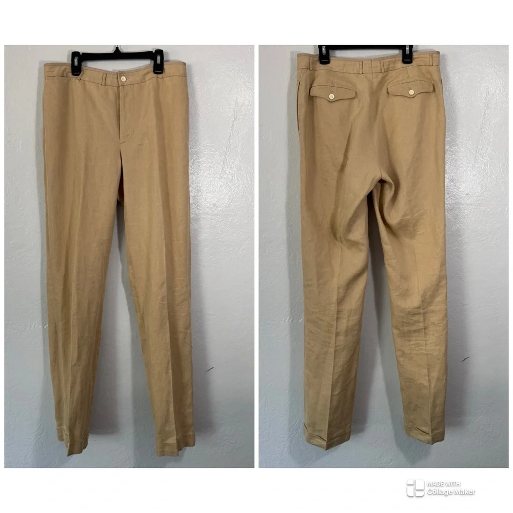 Vintage Double R RRL Ralph Lauren Linen Pants - Picture 1 of 16